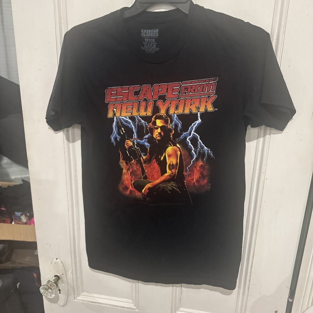 Escape From New York Kurt Russell Movie T Shirt American Classics Medium Black